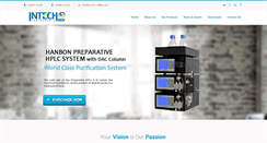 Desktop Screenshot of intechanalyticals.com